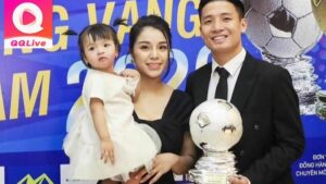 Vợ trung vệ Bùi Tiến Dũng