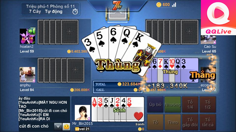 chơi game phỏm