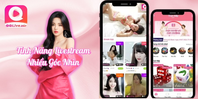 Tính năng livestream nhiều góc nhìn